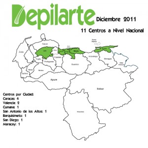 Cobertura Franquicia Depilarte en 2011