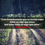 Frase para Emprenedores de George Burns