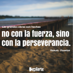 Frase de Emprendimiento de Samuel Johnson