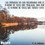 Frase de Emprendimiento de T. A. Edison
