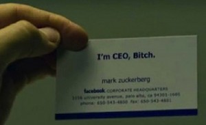 Mark Zuckerberg Business Card [CEO, Facebook]