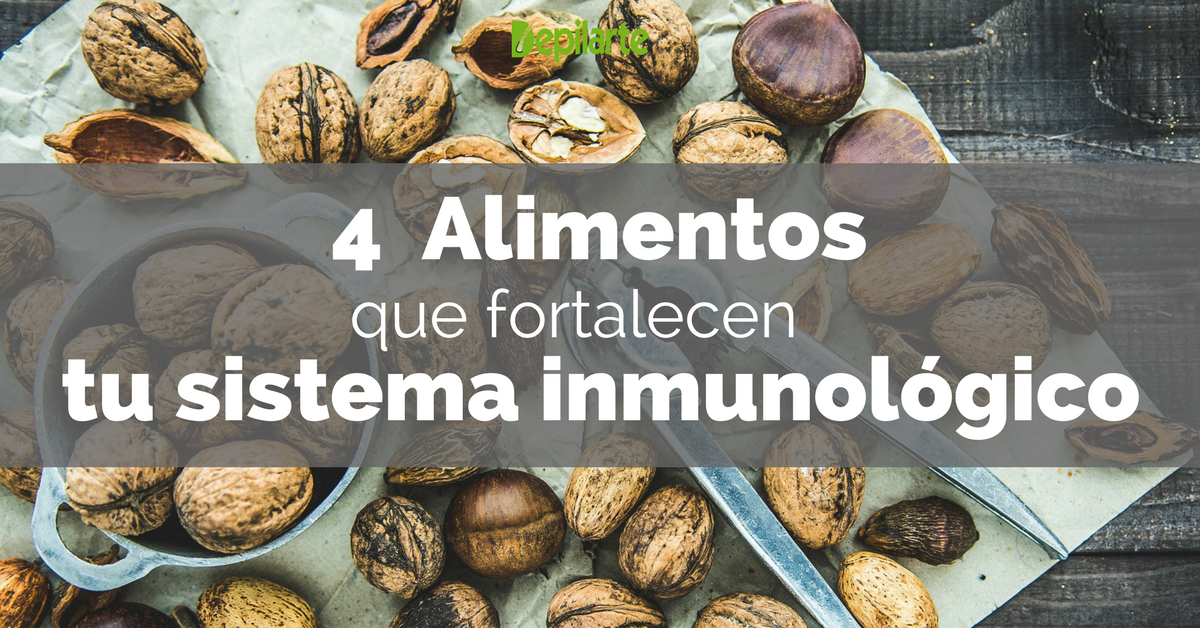 4 Alimentos que fortalecen tu sistema inmunológico